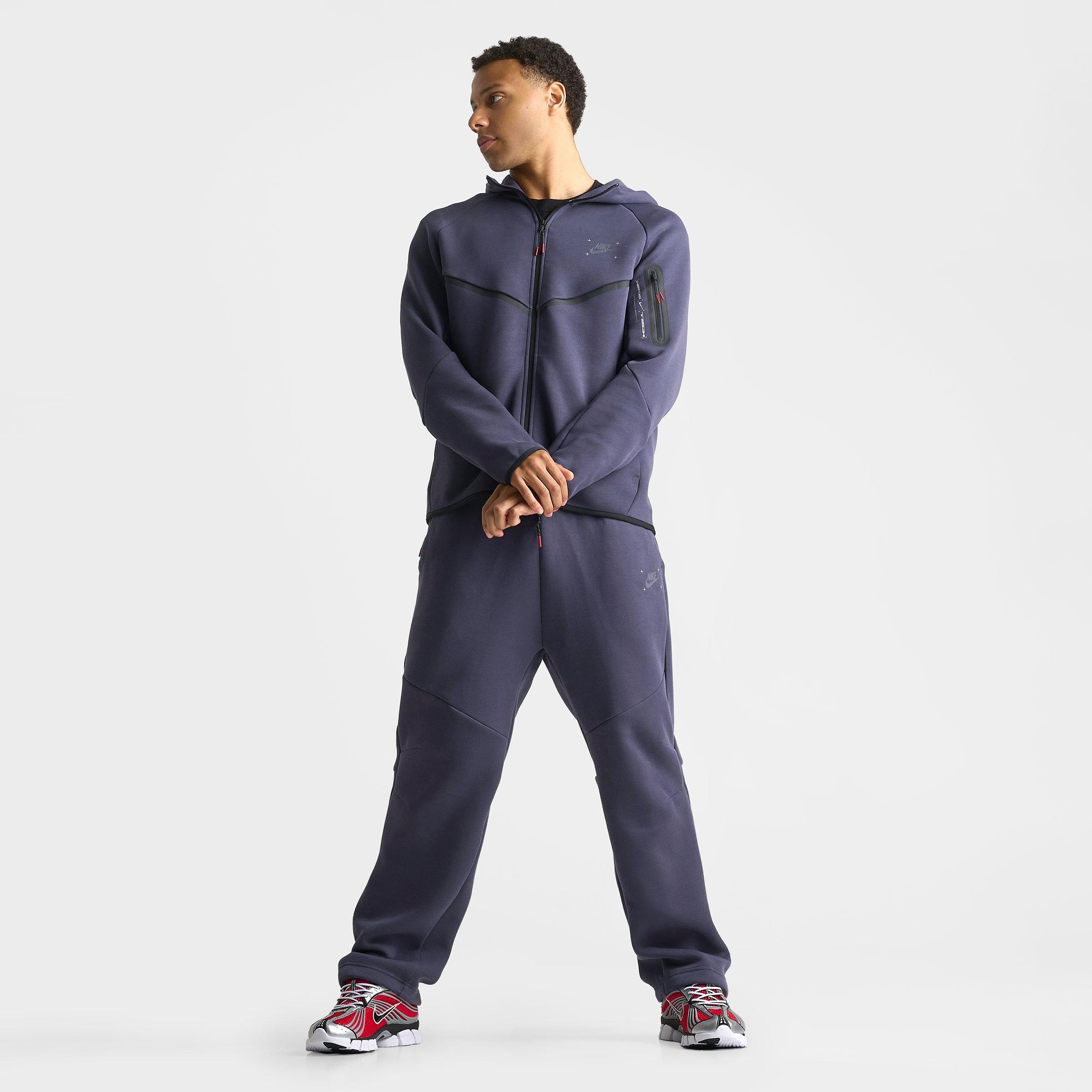 Men's Nithtke Tech Fleece Windrunner Graphic Full-Zip Hoodie - Gridiron/Black