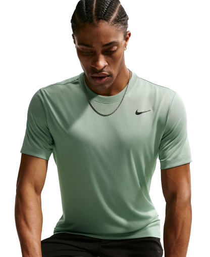 Nike Men's Dri-FIT Legend Fitness Logo T-Shirt - Steam