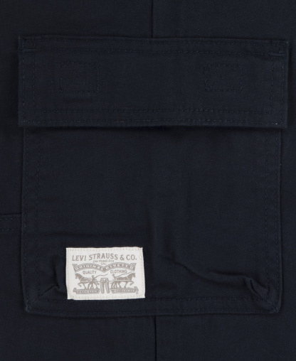 Levi's Big Boys Relaxed Fit Drawstring Cargo Jogger Pants - Black