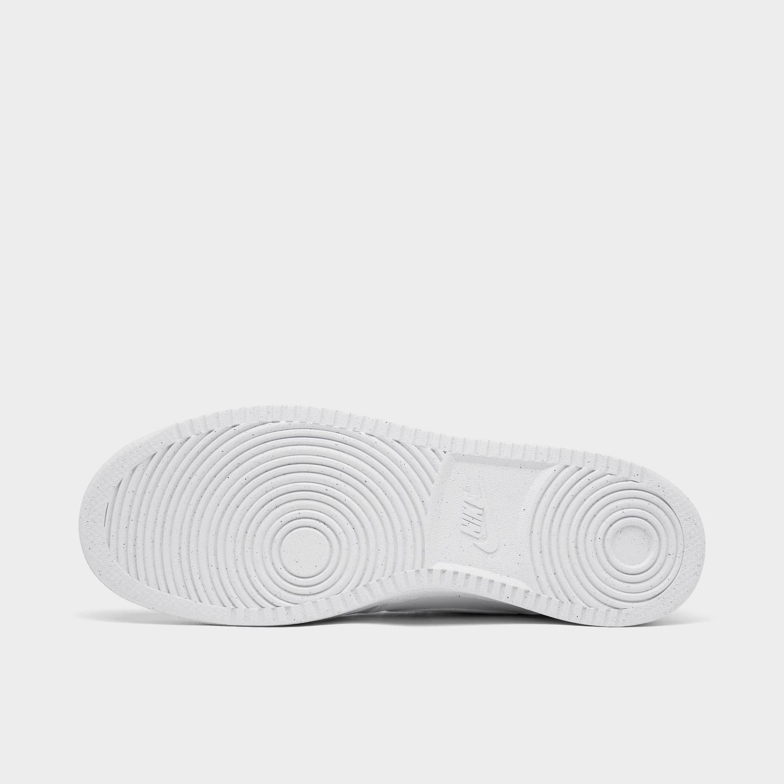 Men's Nike Court Vision Low Next Nature Casual Shoes - White/White/White
