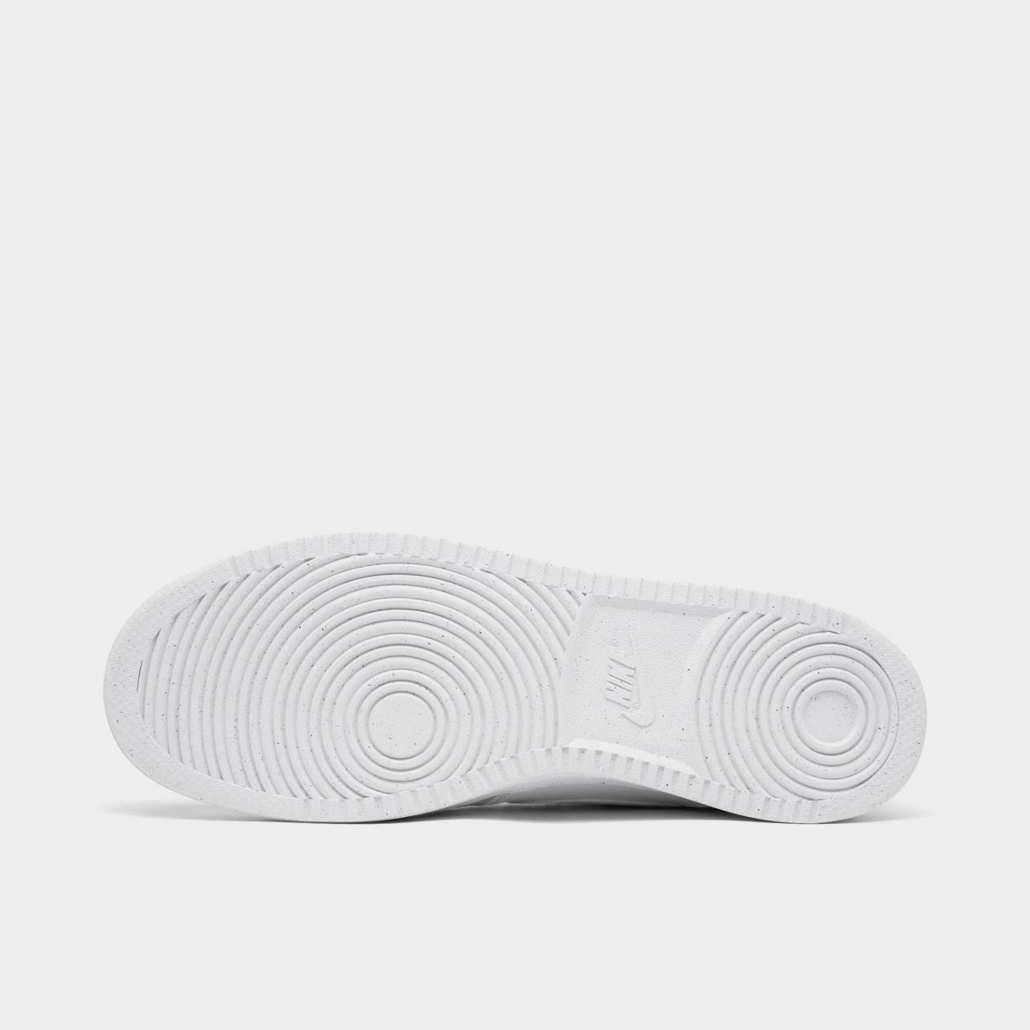 Men's Nike Court Vision Low Next Nature Casual Shoes - White/White/White