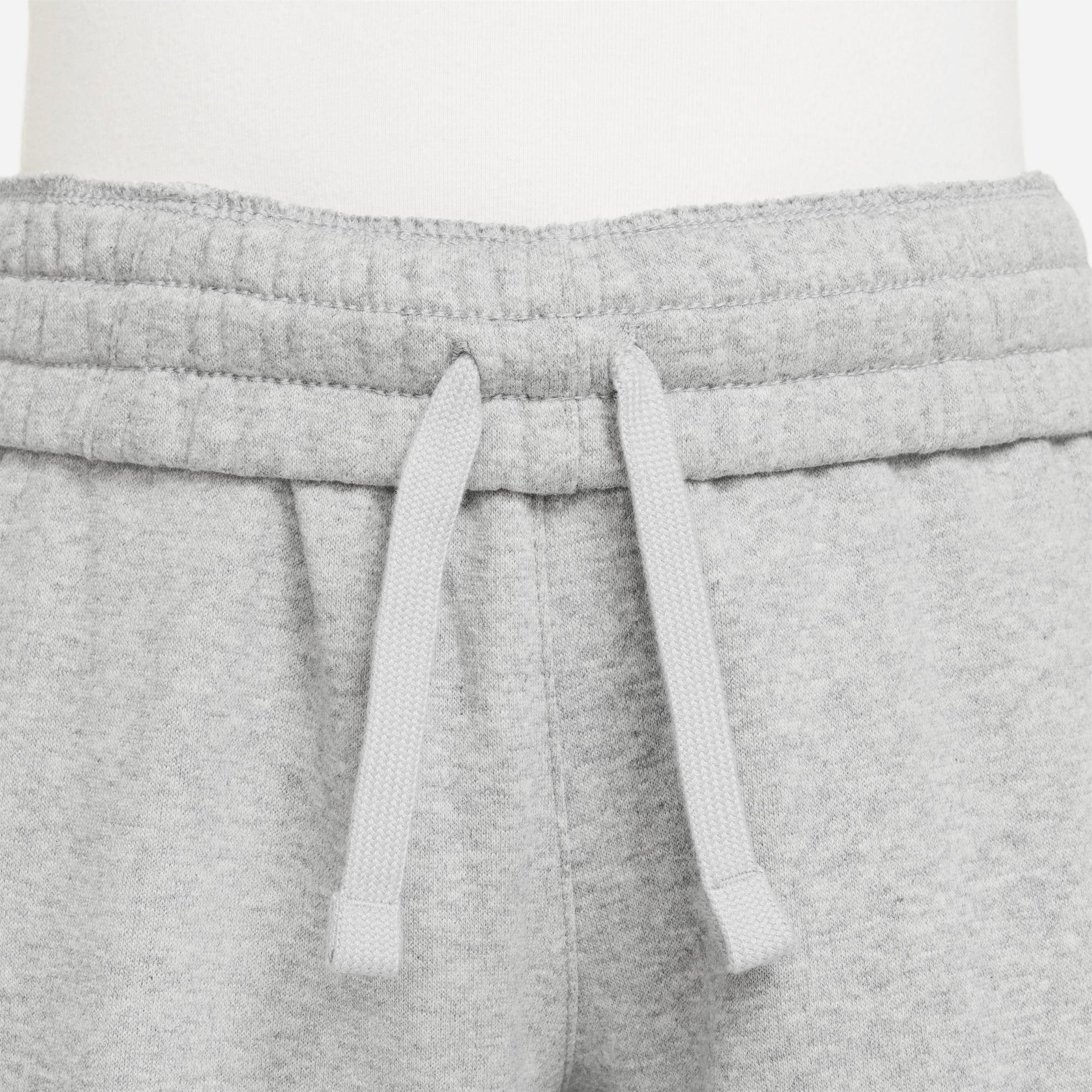 Big Kids' Nithtke Sportswear Club Fleece Cargo Jogger Pants - Dark Grey Heather/Base Grey/White