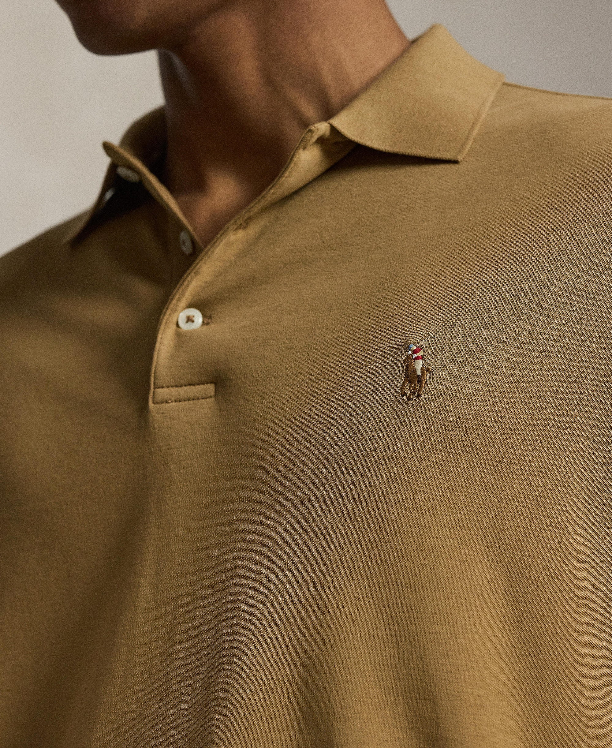 Polo Ralph Lauren Men's Classic-Fit Soft Cotton Polo Shirt - Cafe Brown
