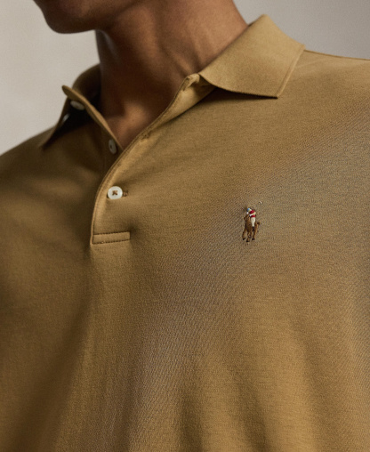 Polo Ralph Lauren Men's Classic-Fit Soft Cotton Polo Shirt - Cafe Brown