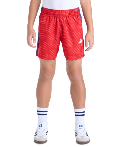 adidas Boys' 8-20 World Soccer Pull-on Shorts - Bright Red