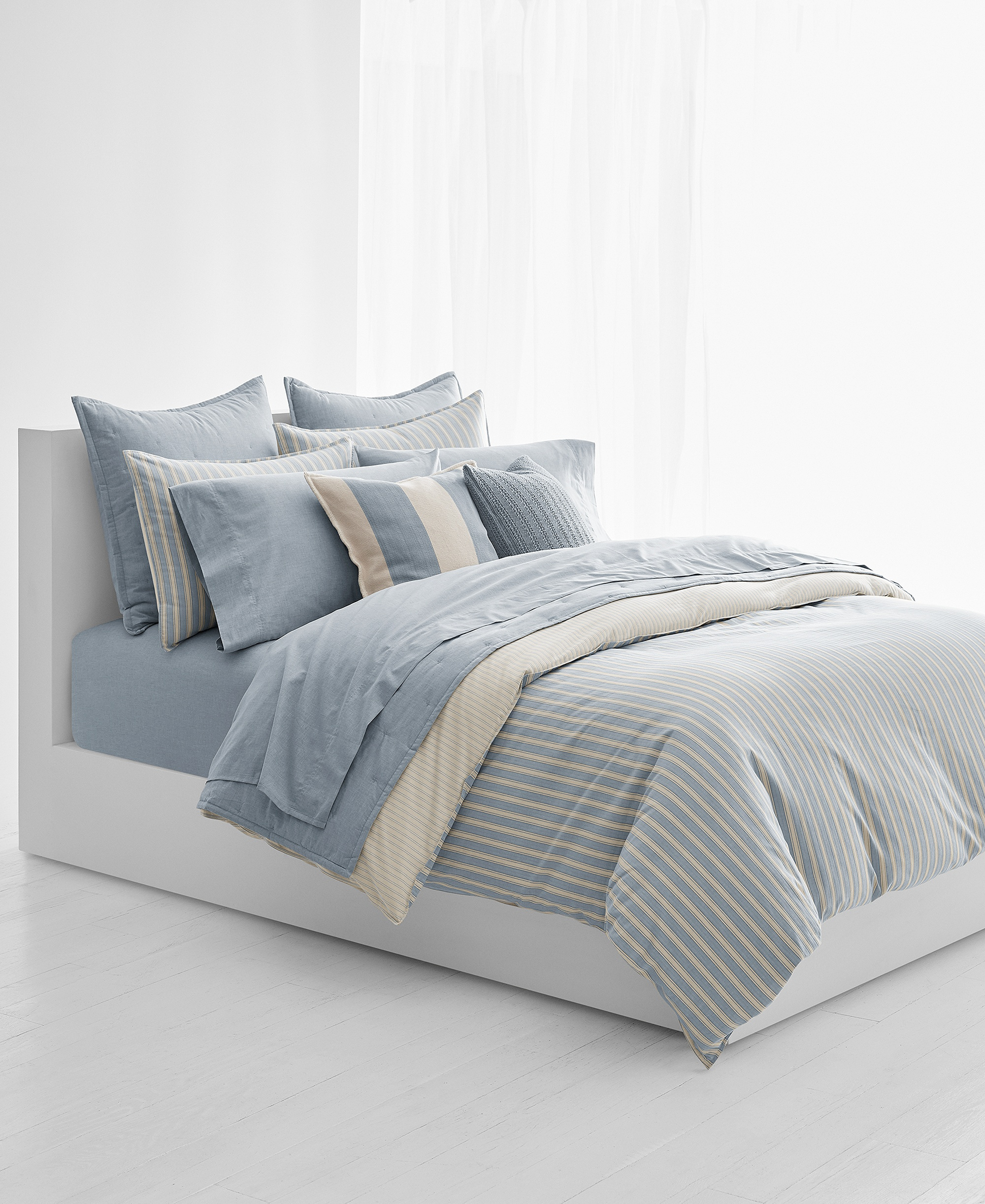 Lauren Ralph Lauren Graydon Bold Stripe Duvet Cover, Twin