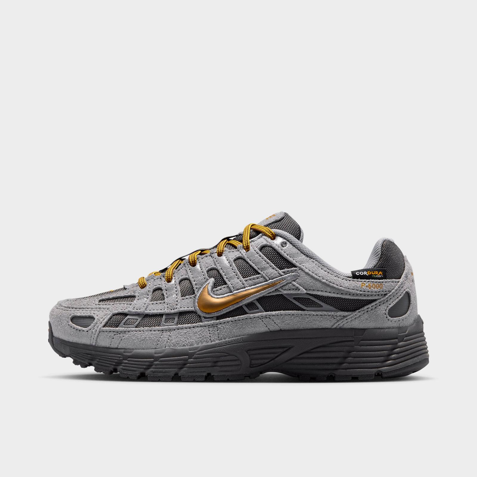 Big Kids' Nike P-6000 Casual Shoes - Medium Ash/Pencil Point/Cement Grey/Golden Hops