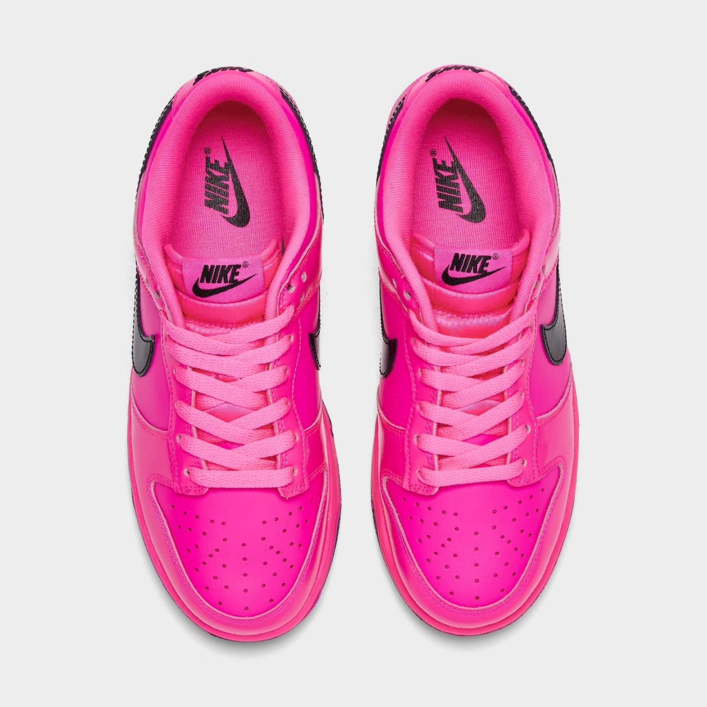 Women's Nike Dunk Low WNBA 30th Casual Shoes - Pink Blast/Black/Pink Blast