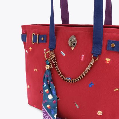 Kurt Geiger London Sloane Shopper Bag - Red - view 6