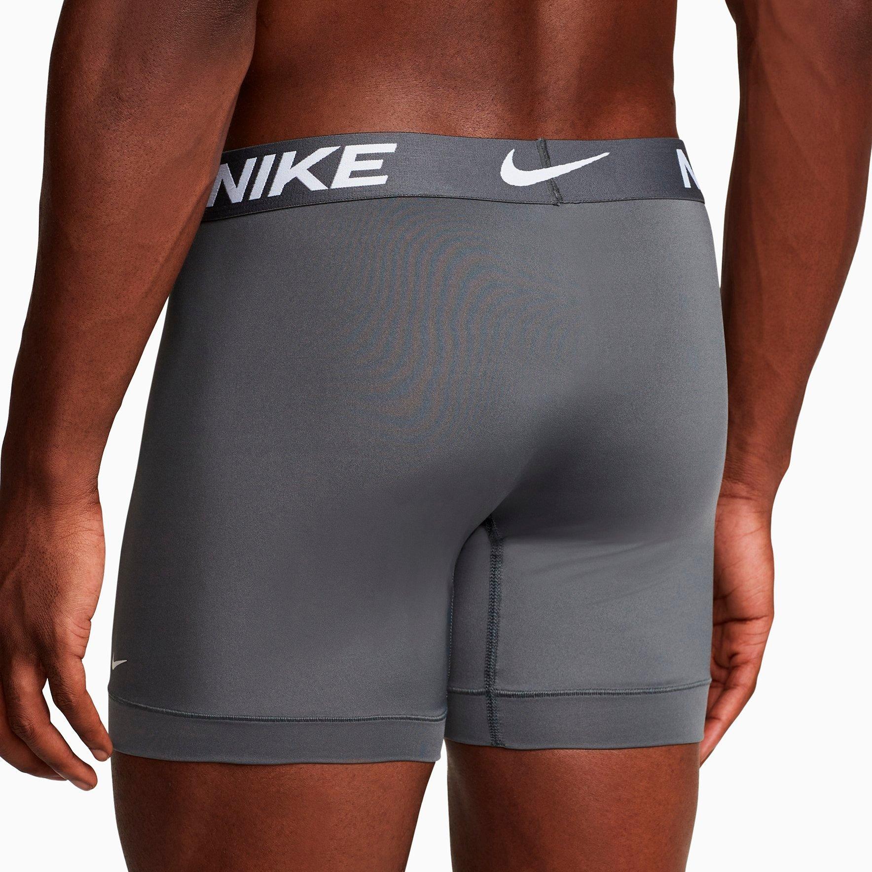 Men's Nithtke Dri-FIT Essential Micro Boxer Briefs (3-Pack) - Blue