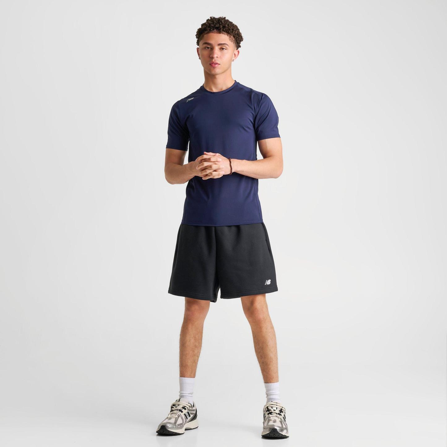 Men's New Balance Pace Compression Training T-Shirt - Navy - view 2
