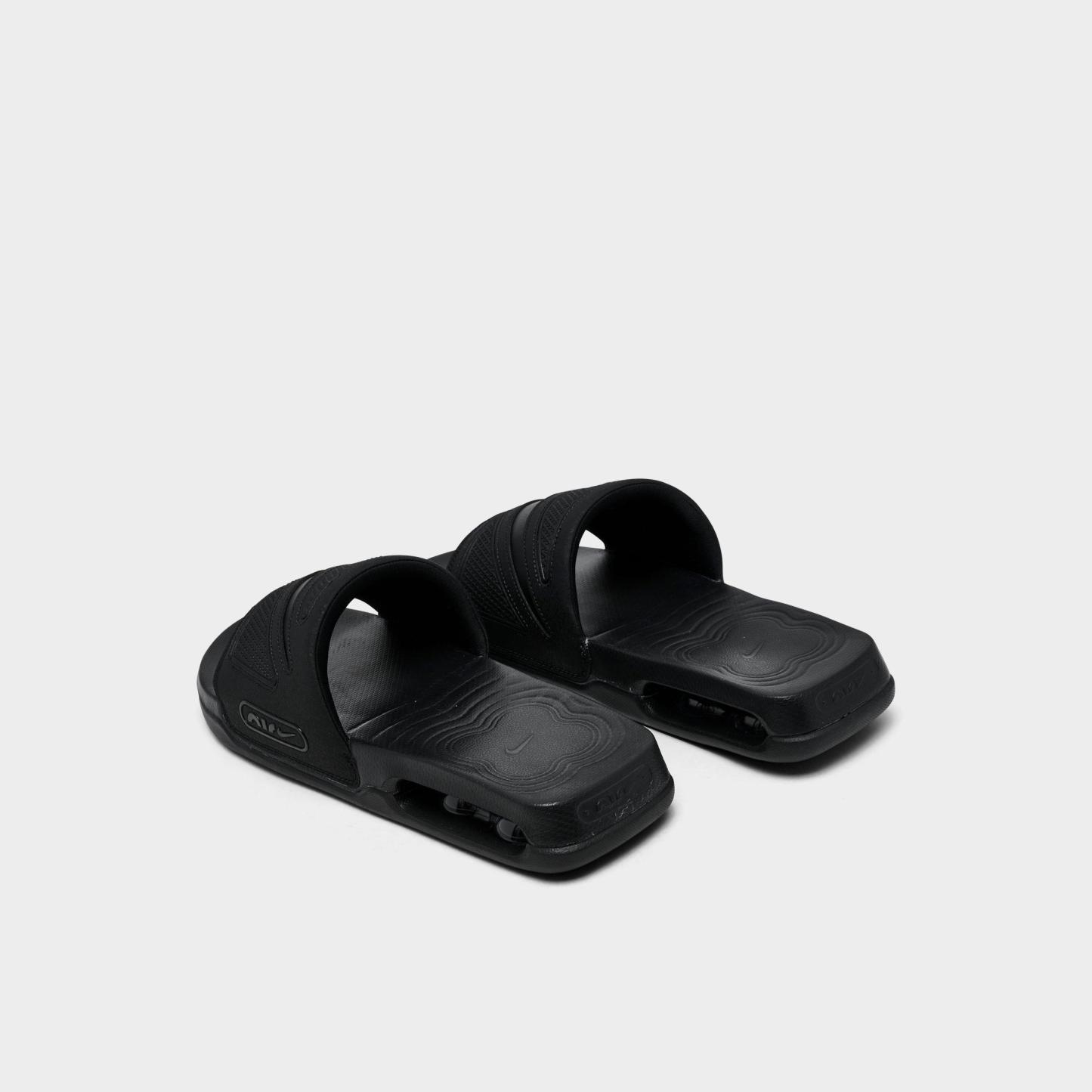Men's Nithtke Air Max Cirro Slide Sandals - Black/Black/Black - Back view