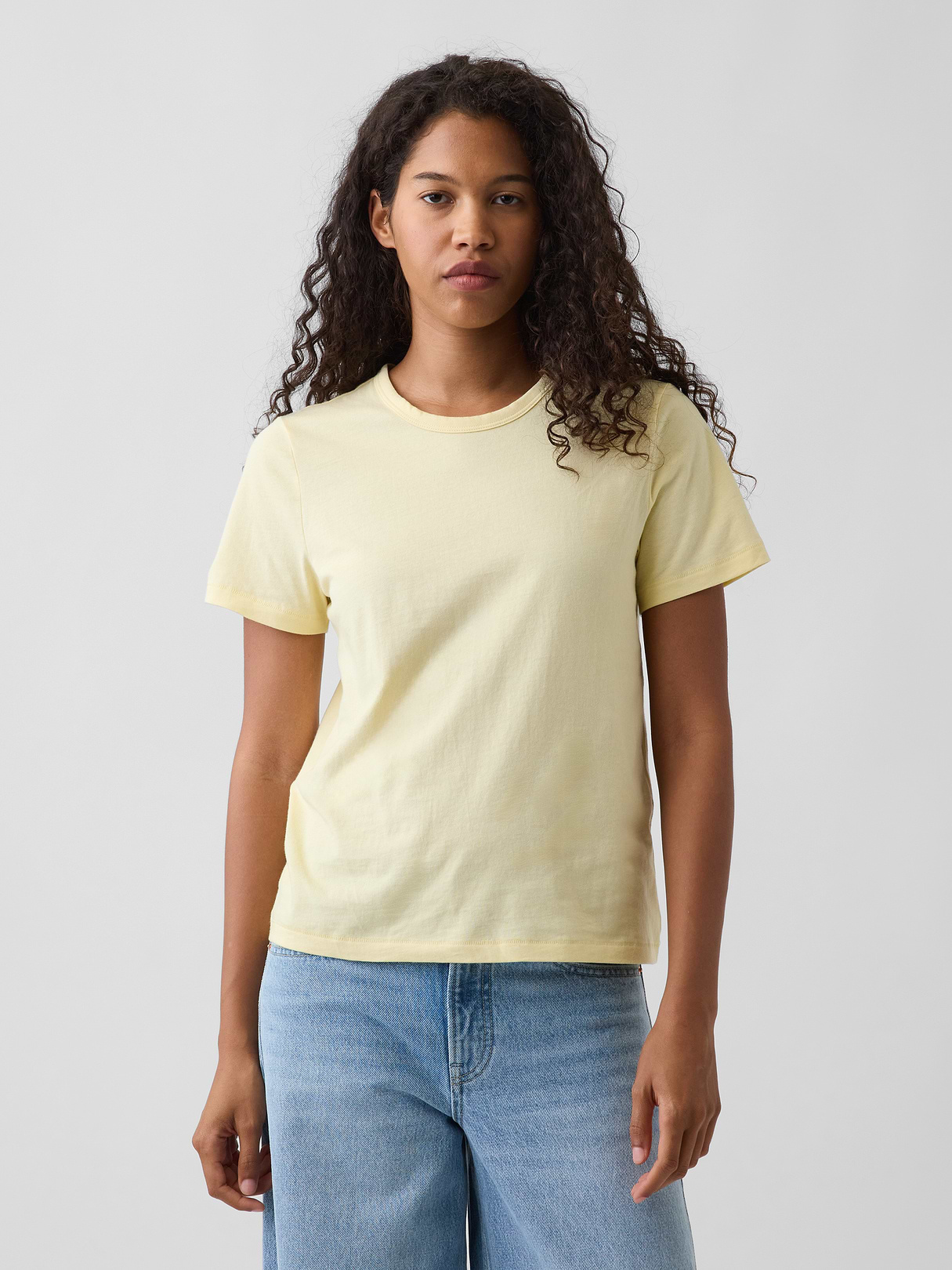 Organic Cotton VintageSoft T-Shirt - Maize yellow