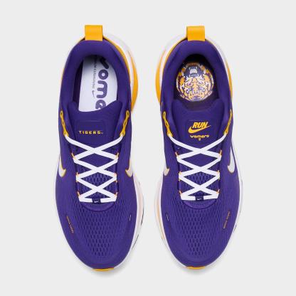 Men's Nithtke Vomero 18 Purdue Boilermakers Running Shoes - Part 1 - Court Purple/White/University Gold - Top view