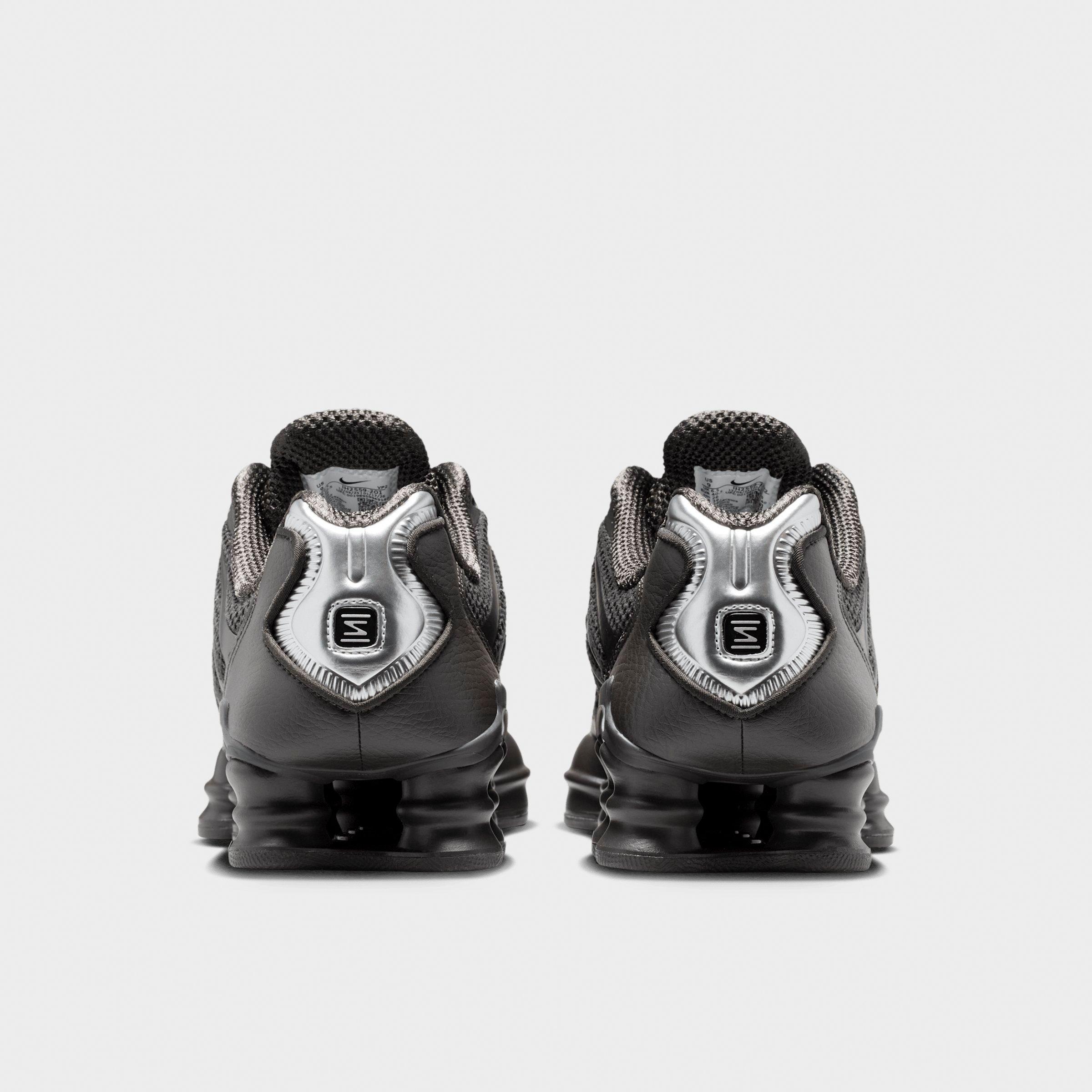 Women's Nithtke Shox TL Casual Shoes - Velvet Brown/Metallic Silver - Back view