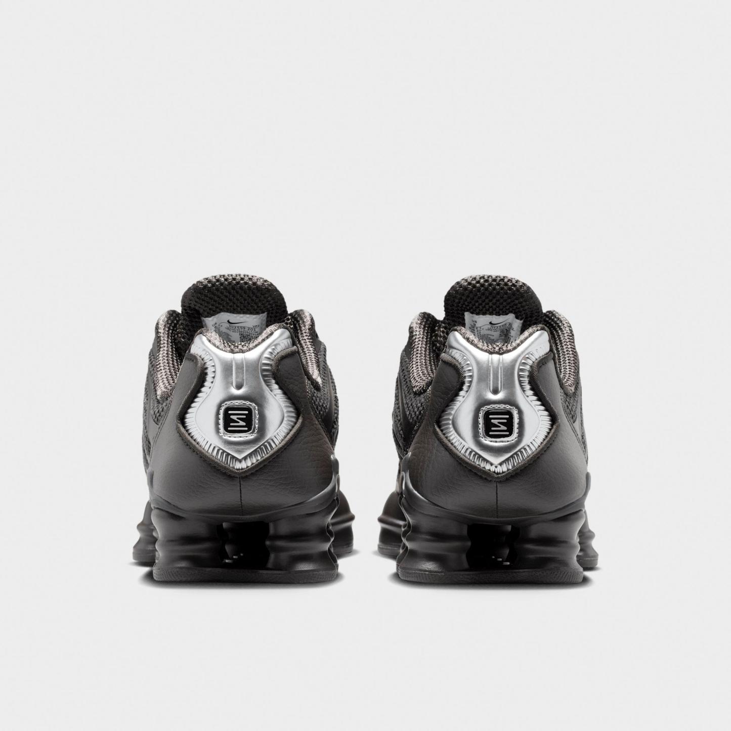 Women's Nithtke Shox TL Casual Shoes - Velvet Brown/Metallic Silver - Back view