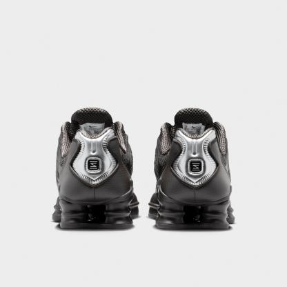 Women's Nithtke Shox TL Casual Shoes - Velvet Brown/Metallic Silver - Back view