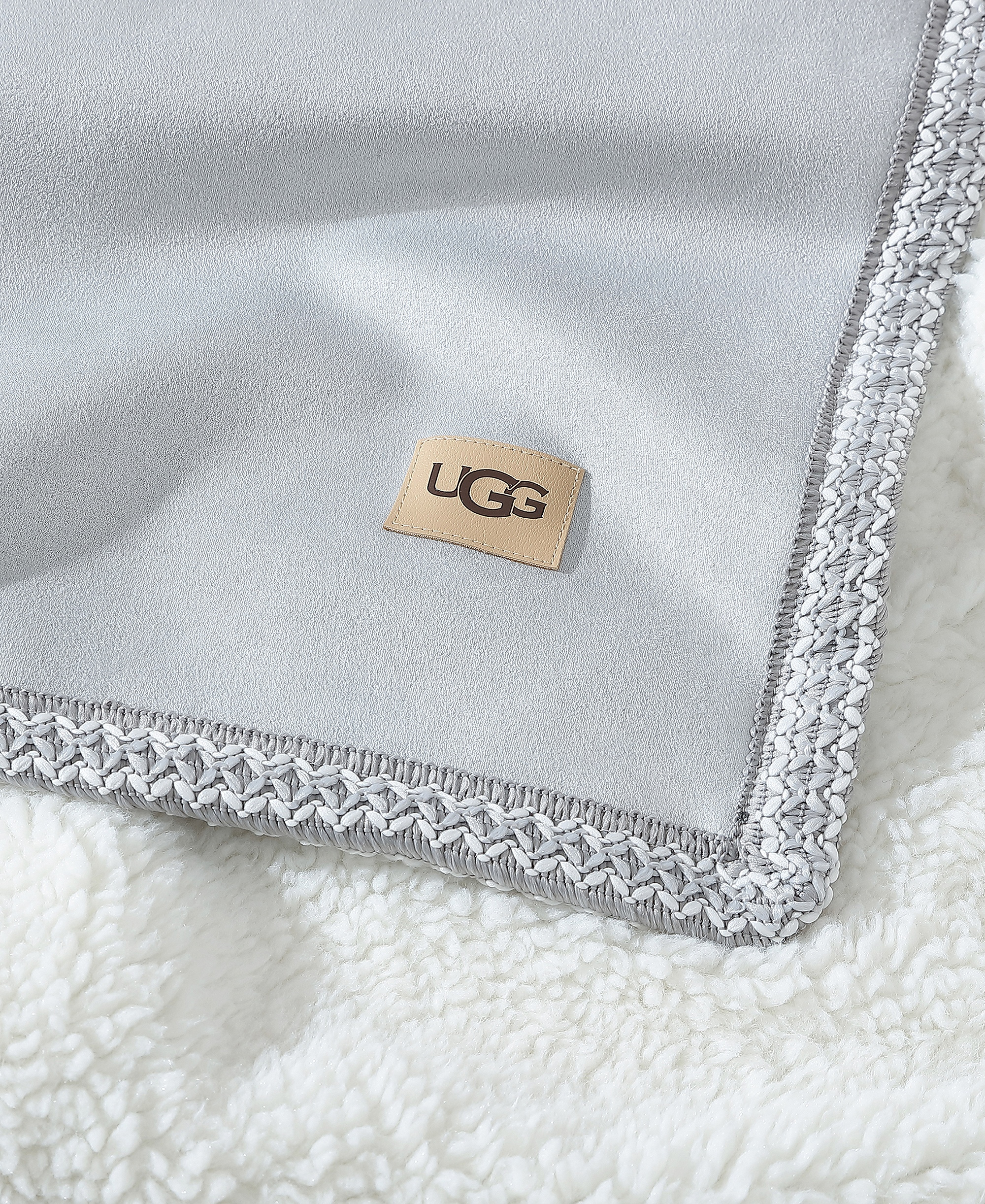 Kirkwood UGG Braid Throw, 50" x 70" - Gray violet