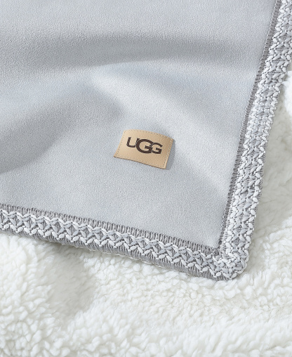 Kirkwood UGG Braid Throw, 50" x 70" - Gray violet