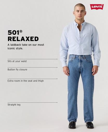 Levi's Men's 501™ Relaxed Jeans - Lost Coaster