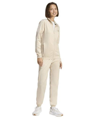 adidas Women's Tricot 3-Stripes Track Pants - Crystal Linen