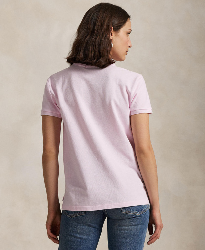 Polo Ralph Lauren Women's Classic-Fit Mesh Polo Shirt - Sunkissed Pink