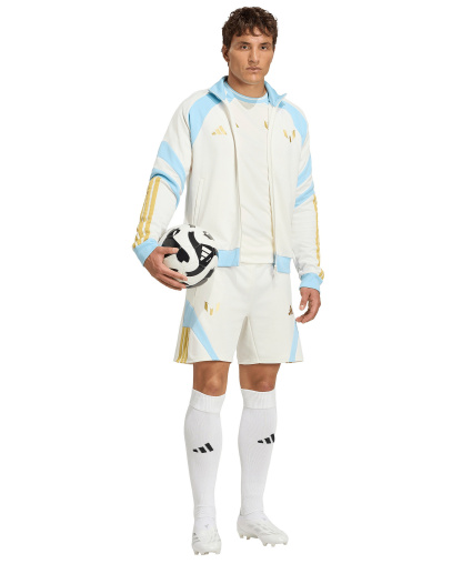 adidas Men's Messi House Tiro Crewneck T-Shirt - Off White