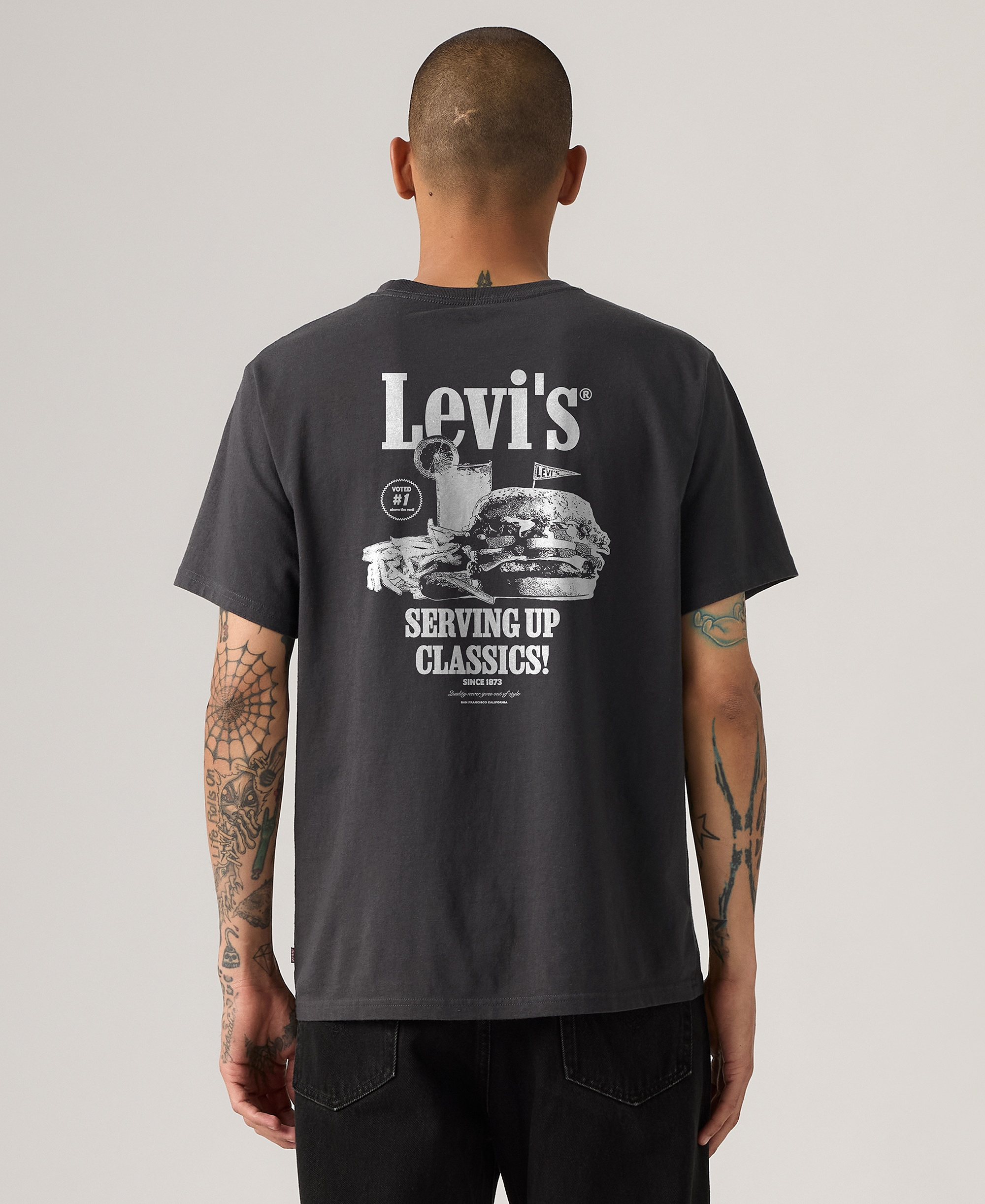 Levi's Men's Graphic Logo Batwing Short-Sleeve T-shirt - Phantom