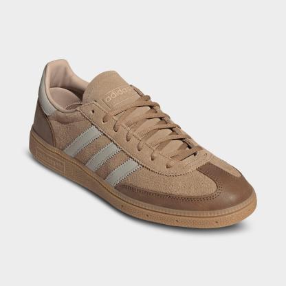 Men's adidas Originals Handball Spezial Casual Shoes - Part 2 - Cardboard/Beige/Gum - Both shoes facing left