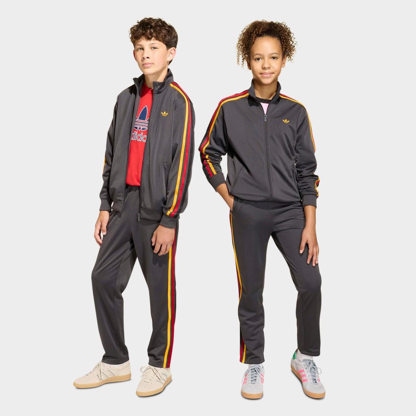 Big Kids' adidas Originals Firebird Track Pants - Utility Black/Collegiate Gold - view 2