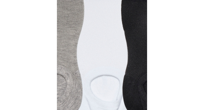 UGG Women's 3-Pack Stela No Show Socks - White/Grey/Black