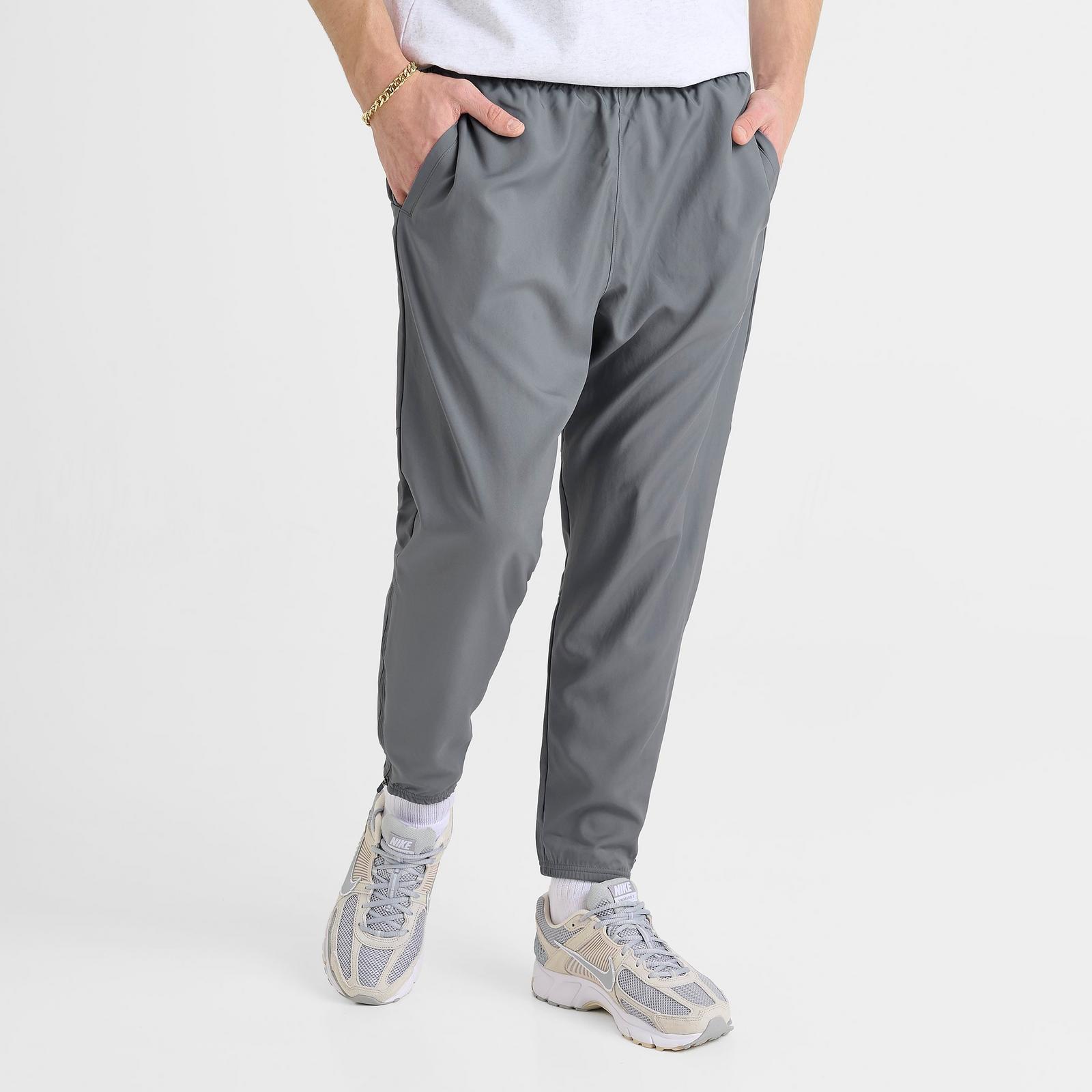 Men's Nike Challenger Dri-FIT Woven Running Pants - Smoke Grey/Black