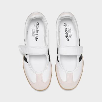 Women's adidas Originals Samba Jane Casual Shoes - Part 3 - Cloud White/Alumina/Core Black - Top view