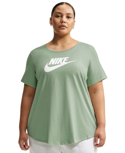 Nike Women's Sportswear Essentials Logo T-Shirt - Steam/white
