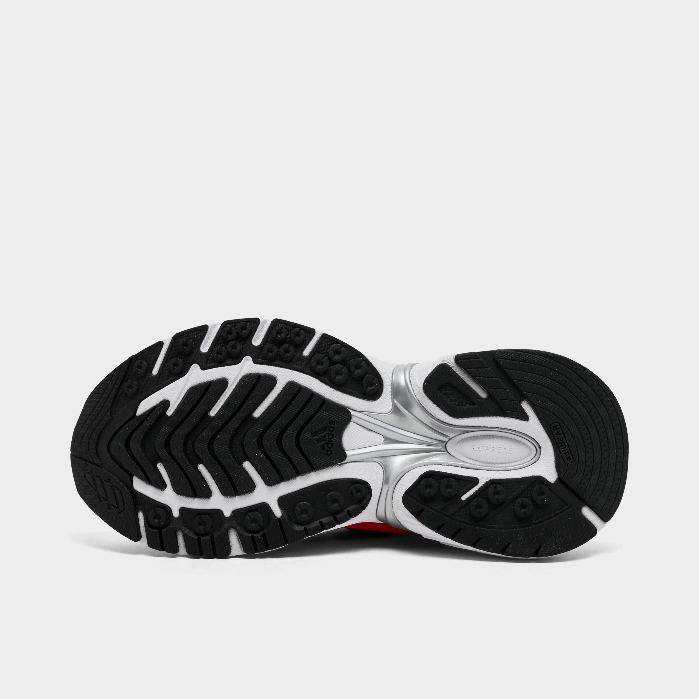 Big Kids' adidas Adistar XLG 2.0 Casual Shoes - Black/Solar Orange/White - Bottom view