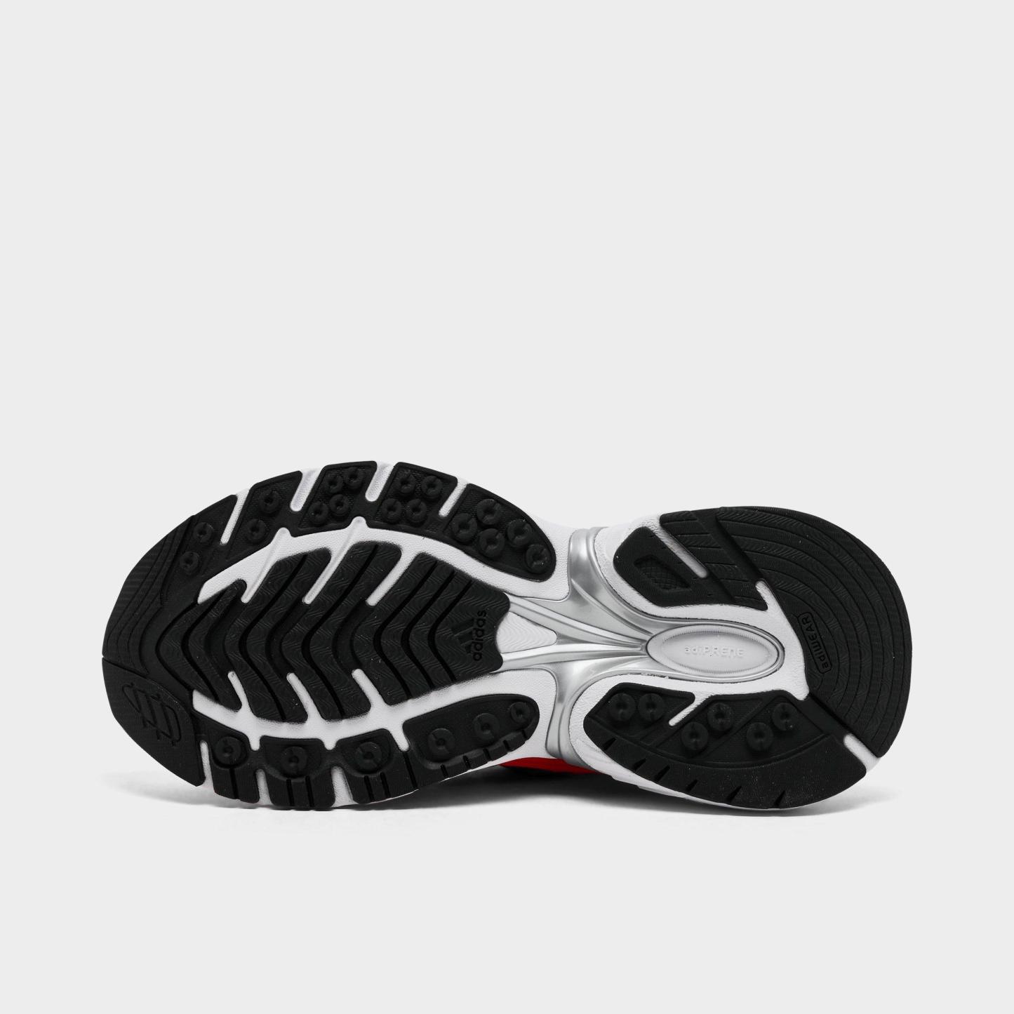 Big Kids' adidas Adistar XLG 2.0 Casual Shoes - Black/Solar Orange/White - Bottom view