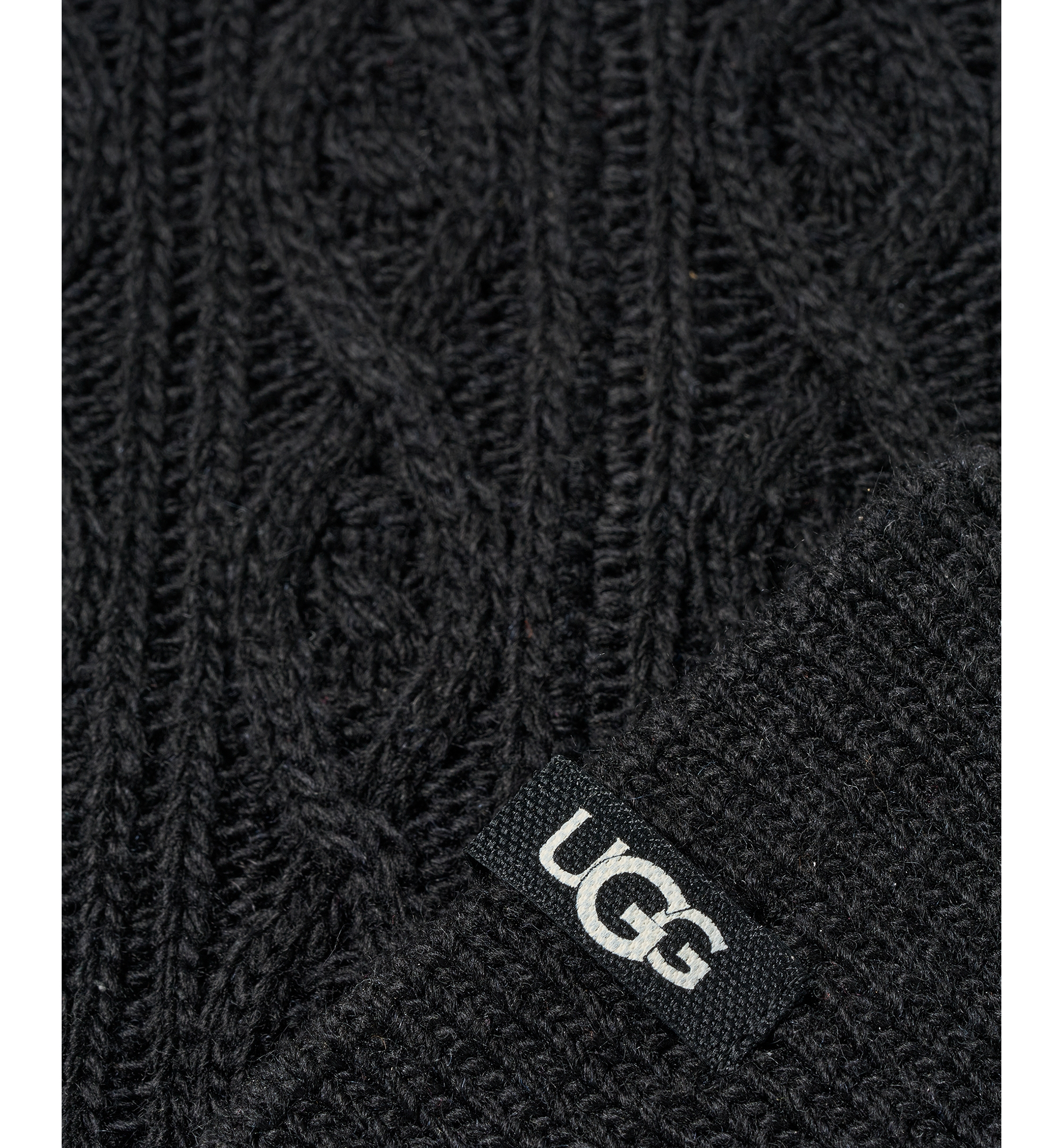 UGG® Women's Rensa Cable-Knit Knee-High Socks - Black