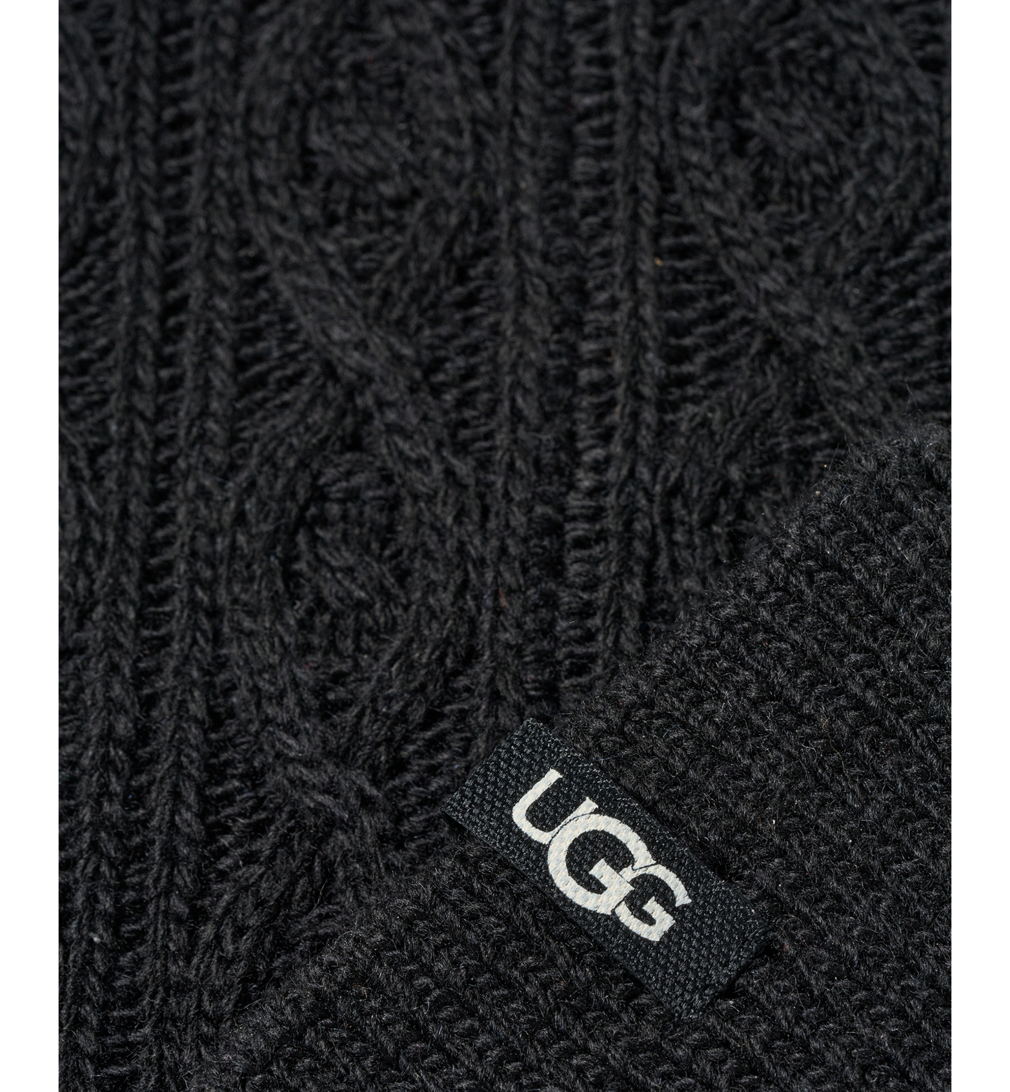 UGG® Women's Rensa Cable-Knit Knee-High Socks - Black