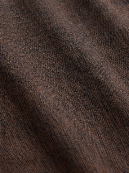 Low Rise Long & Lean Split-Hem Jeans - Dark brown
