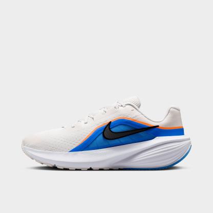 Men's Nithtke Downshifter 14 Running Shoes - Platinum Tint/Black/White/Off Noir - Left shoe facing left. Outside of the shoe.