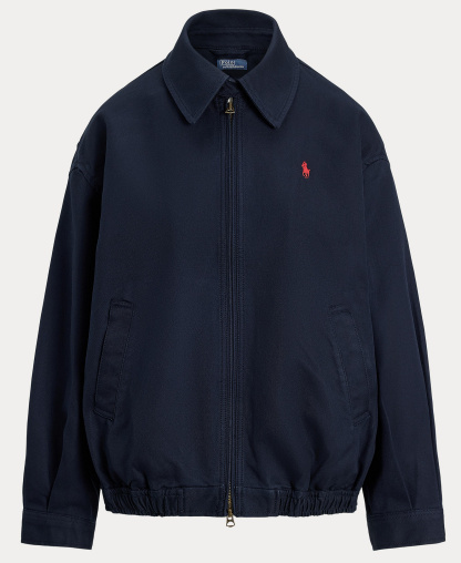 Polo Ralph Lauren Women's Long-Sleeve Bomber Jacket - Lauren Navy