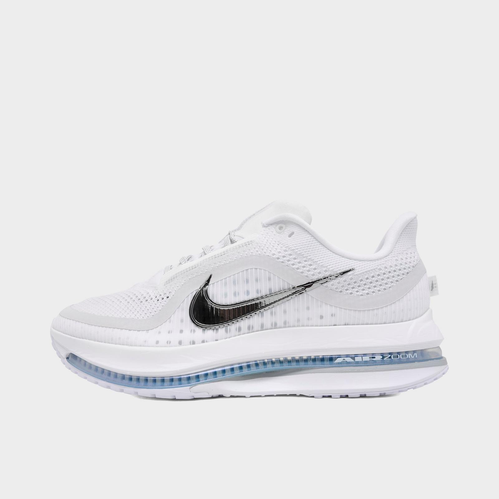 Men's Nike Pegasus Premium Running Shoes - White/Metallic Silver/Metallic Silver