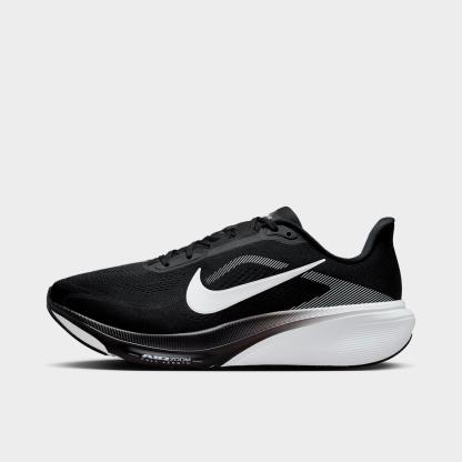 Men's Nithtke Pegasus 42 Running Shoes (Wide Width) - Black/Photon Dust/White - Left shoe facing left. Outside of the shoe.