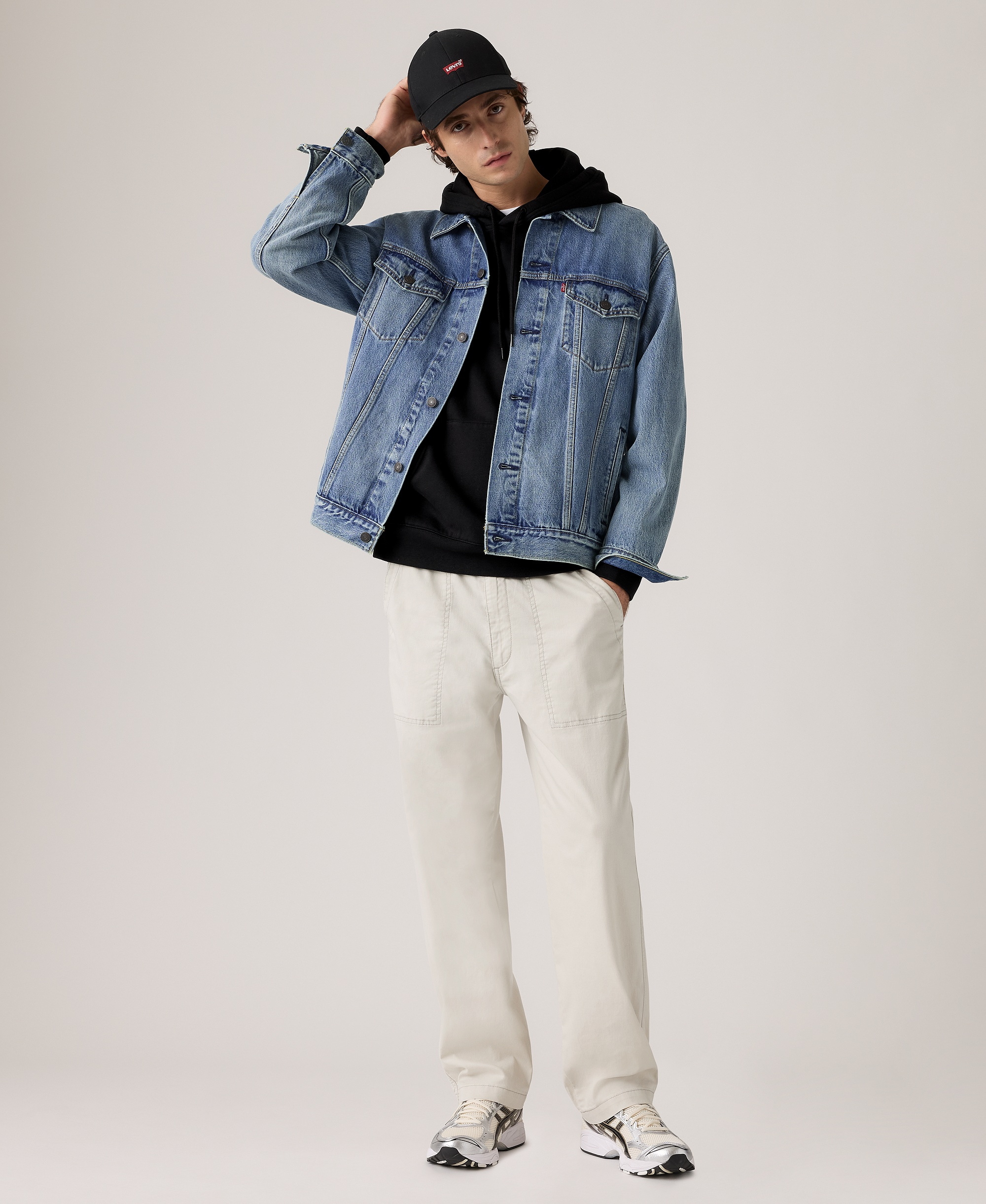 Levi's Men's Regular-Fit Linen Surplus Pants - Moonstruck