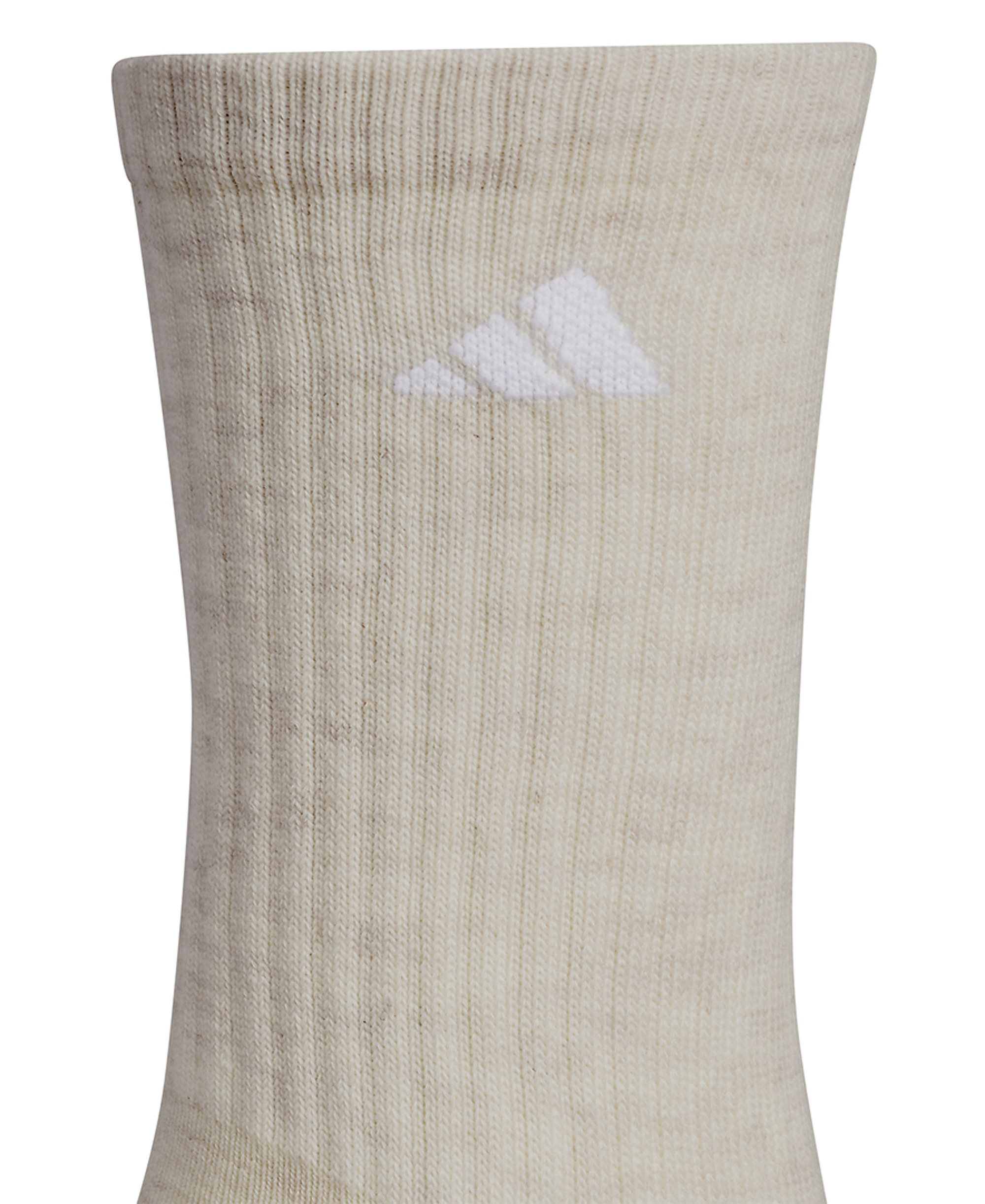 adidas Women's 6-Pk. Athletic Cushioned Crew Socks - ALUMINA BEIGE/WHITE/WONDER BEIGE