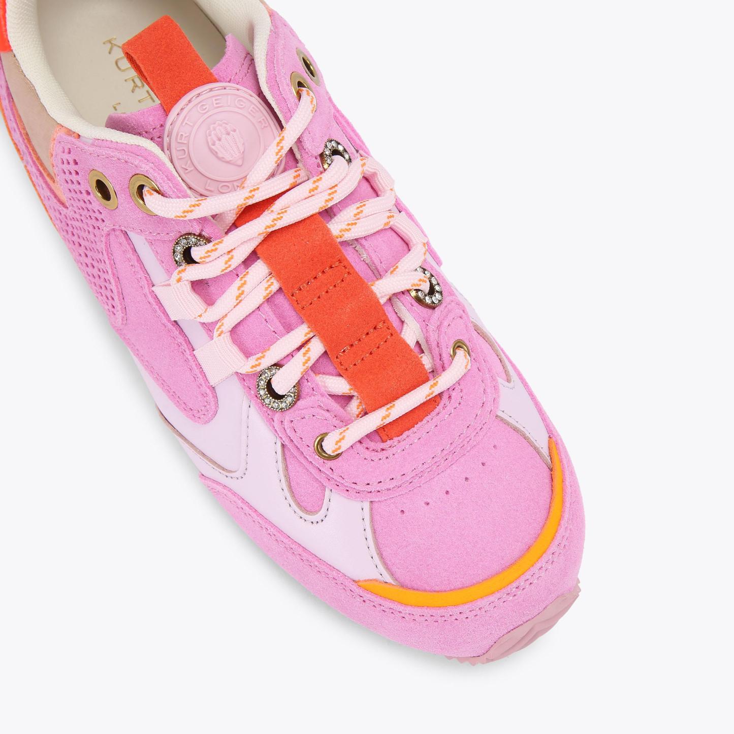 Kurt Geiger London Kurt Slim Runner Sneaker - Pink - view 5