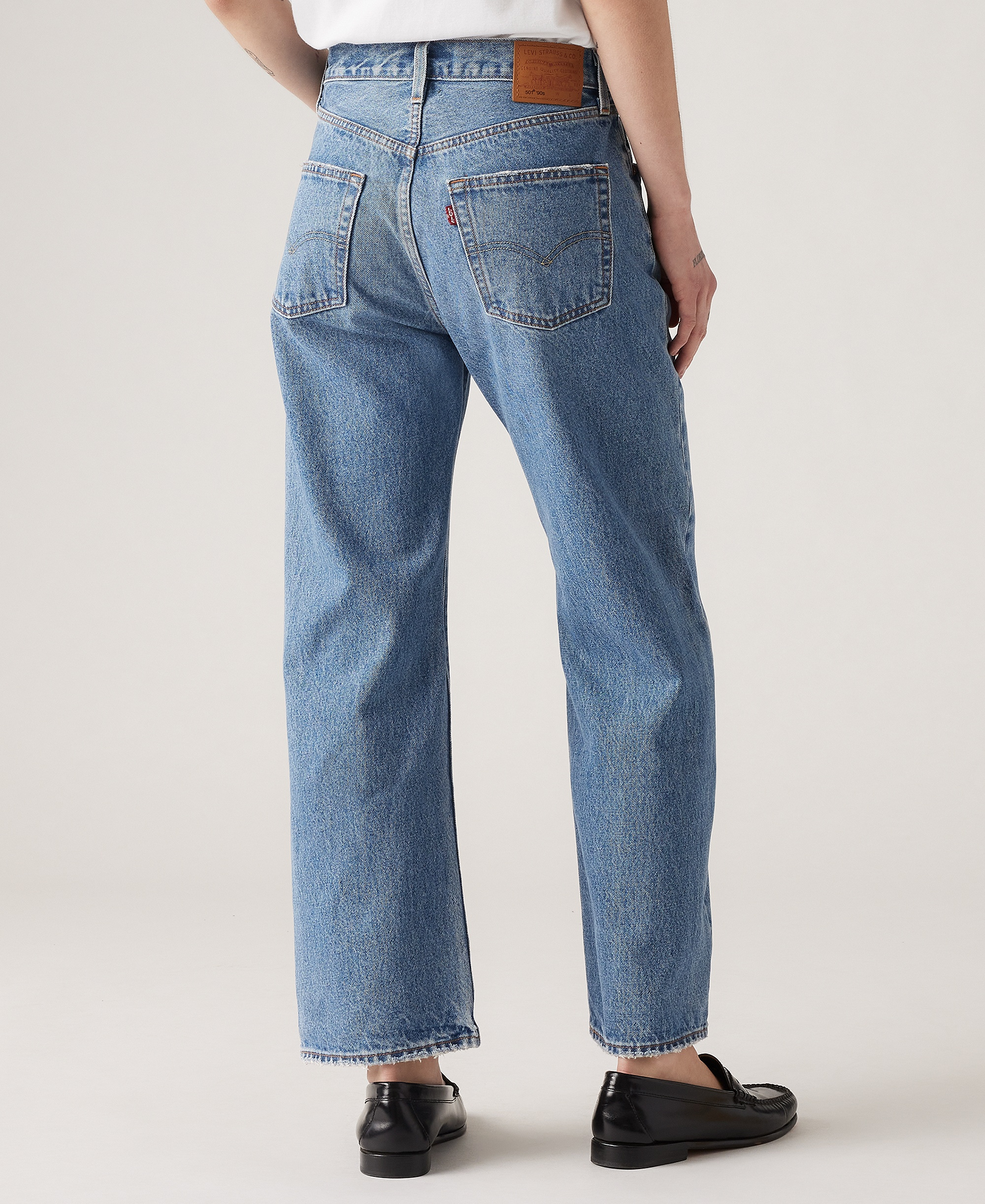 Levi's Premium Women's 501 90's Ankle Mid-Rise Straight-Fit Jeans - Sweetest Taboo