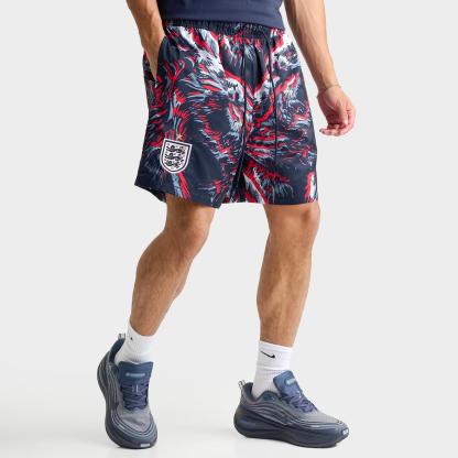 Men's Nike Club England Soccer Flow Shorts - Obsidian/White