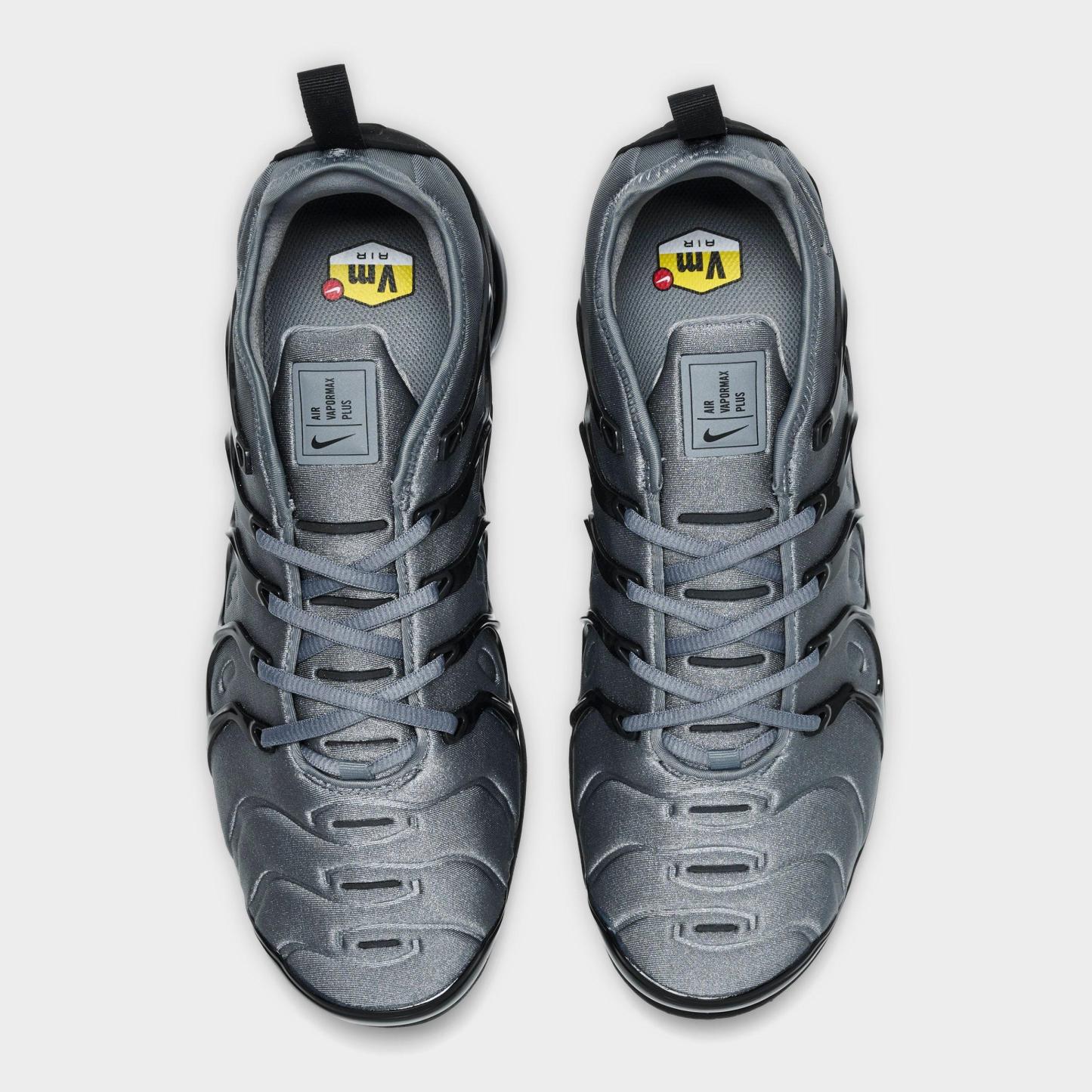 Men's Nithtke Air VaporMax Plus Running Shoes - Part 2 - Cool Grey/Black - Top view
