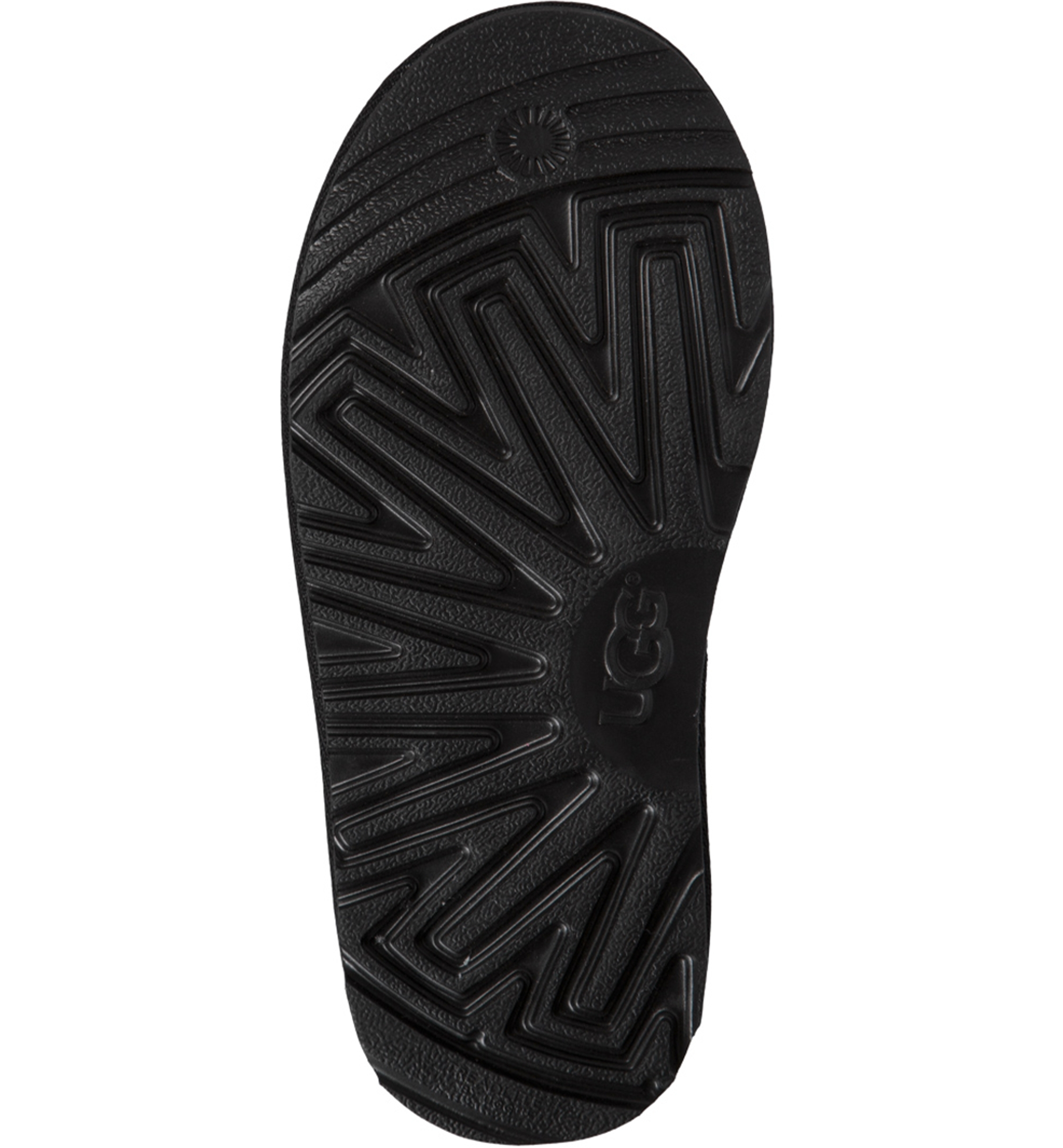 UGG® Kids Tasman II Clog Round Toe Slippers - Black